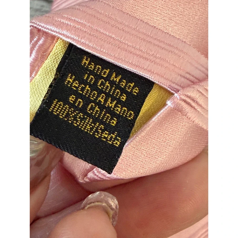 Donald J. Trump Necktie Pink Silk Striped Signature Collection Formal Business